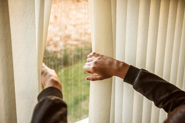 Silk Curtains Grace Your Windows