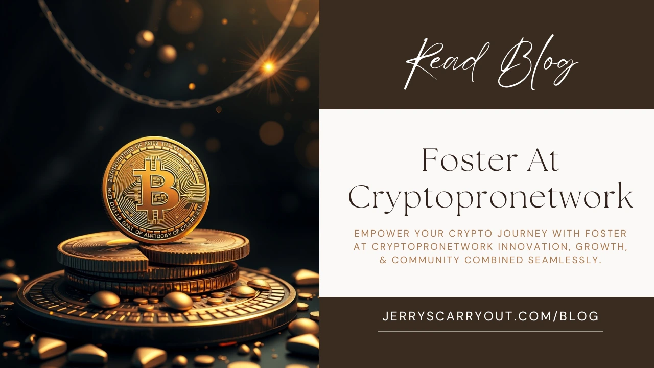 Foster at CryptoProNetwork: Innovations, Challenges, and the Future of Cryptocurrency