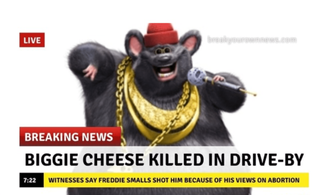 Birth Of The Meme Biggie Cheese