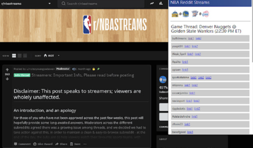 Streameast Alternative Reddit NBA Streams