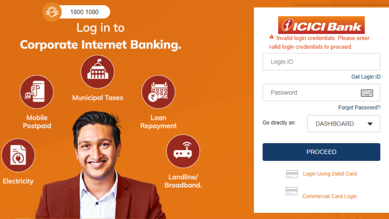 ICICI Corporate Banking Login